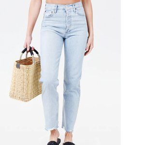 AGOLDE free people 90's pinch waist high rise jeans in imitate 25